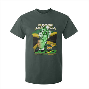 Choose Jamaica JLP Supporter T Shirt For Kid Patriotic Leaders Jamaica Jamaica Labor Party Politics TS02 Dark Forest Green Print Your Wear