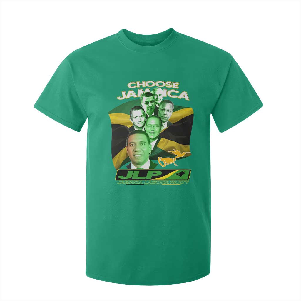 Choose Jamaica JLP Supporter T Shirt For Kid Patriotic Leaders Jamaica Jamaica Labor Party Politics TS02 Irish Green Print Your Wear