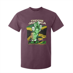 Choose Jamaica JLP Supporter T Shirt For Kid Patriotic Leaders Jamaica Jamaica Labor Party Politics TS02 Maroon Print Your Wear