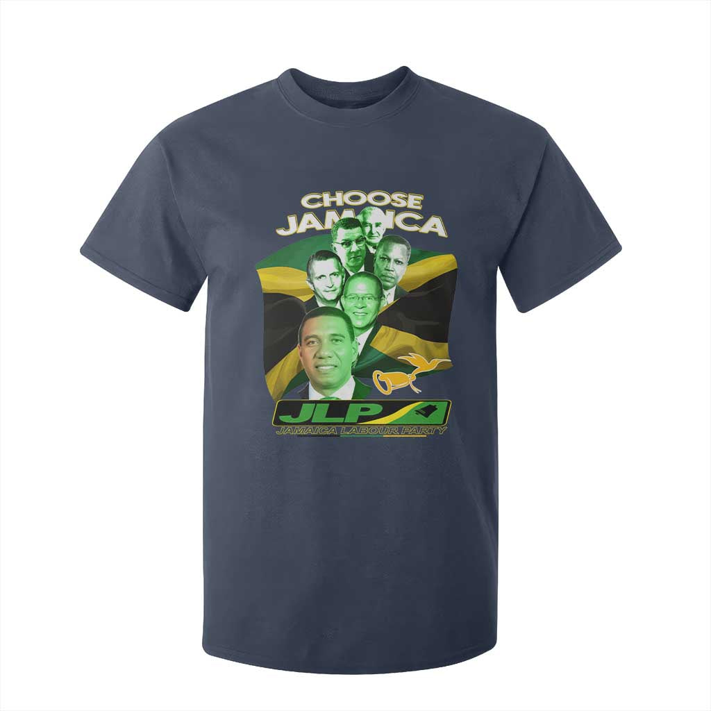 Choose Jamaica JLP Supporter T Shirt For Kid Patriotic Leaders Jamaica Jamaica Labor Party Politics TS02 Navy Print Your Wear