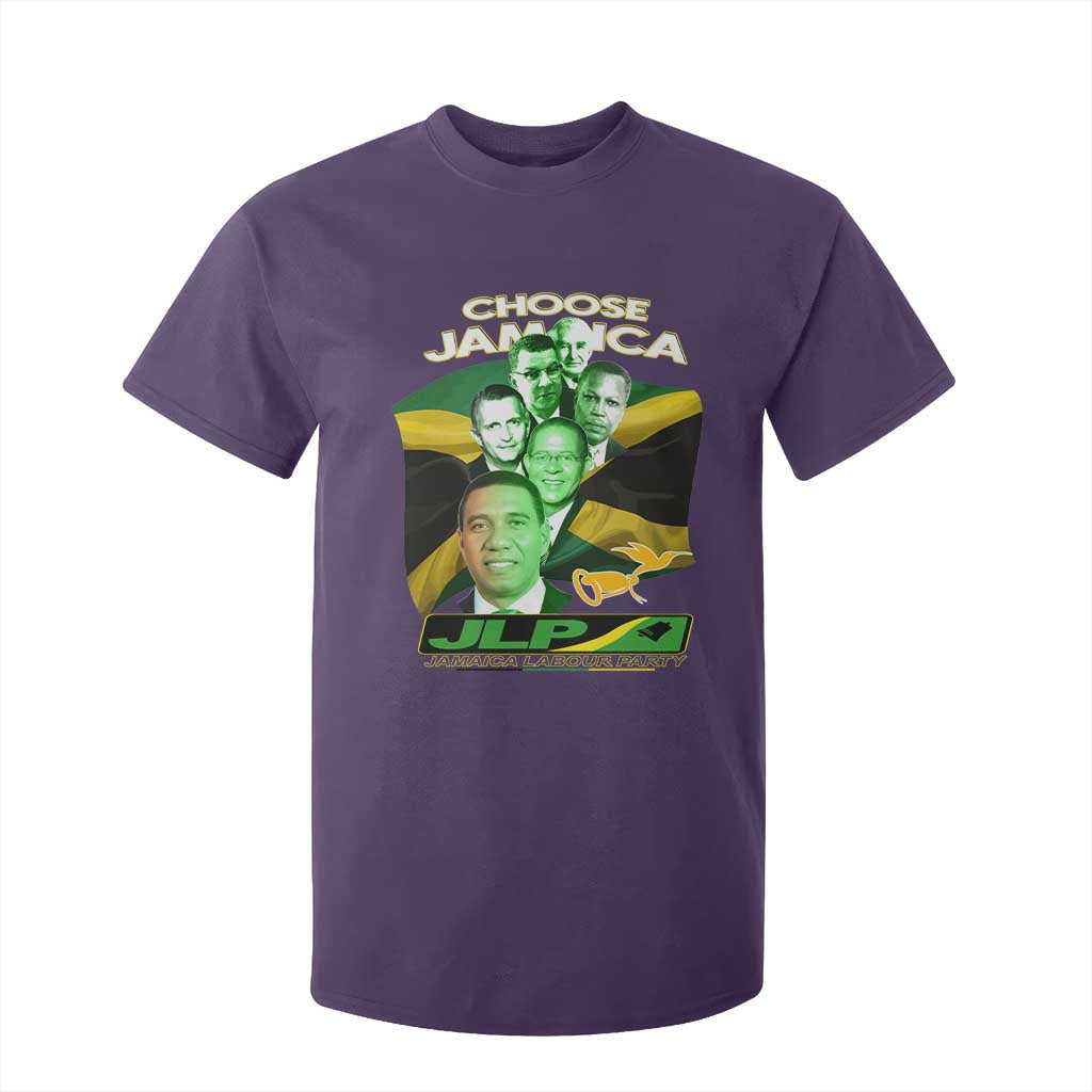 Choose Jamaica JLP Supporter T Shirt For Kid Patriotic Leaders Jamaica Jamaica Labor Party Politics TS02 Purple Print Your Wear