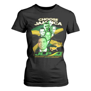 Choose Jamaica JLP Supporter T Shirt For Women Patriotic Leaders Jamaica Jamaica Labor Party Politics TS02 Black Print Your Wear