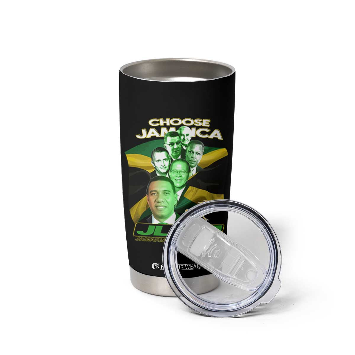 Choose Jamaica JLP Supporter Tumbler Cup Patriotic Leaders Jamaica Jamaica Labor Party Politics TS02 Print Your Wear