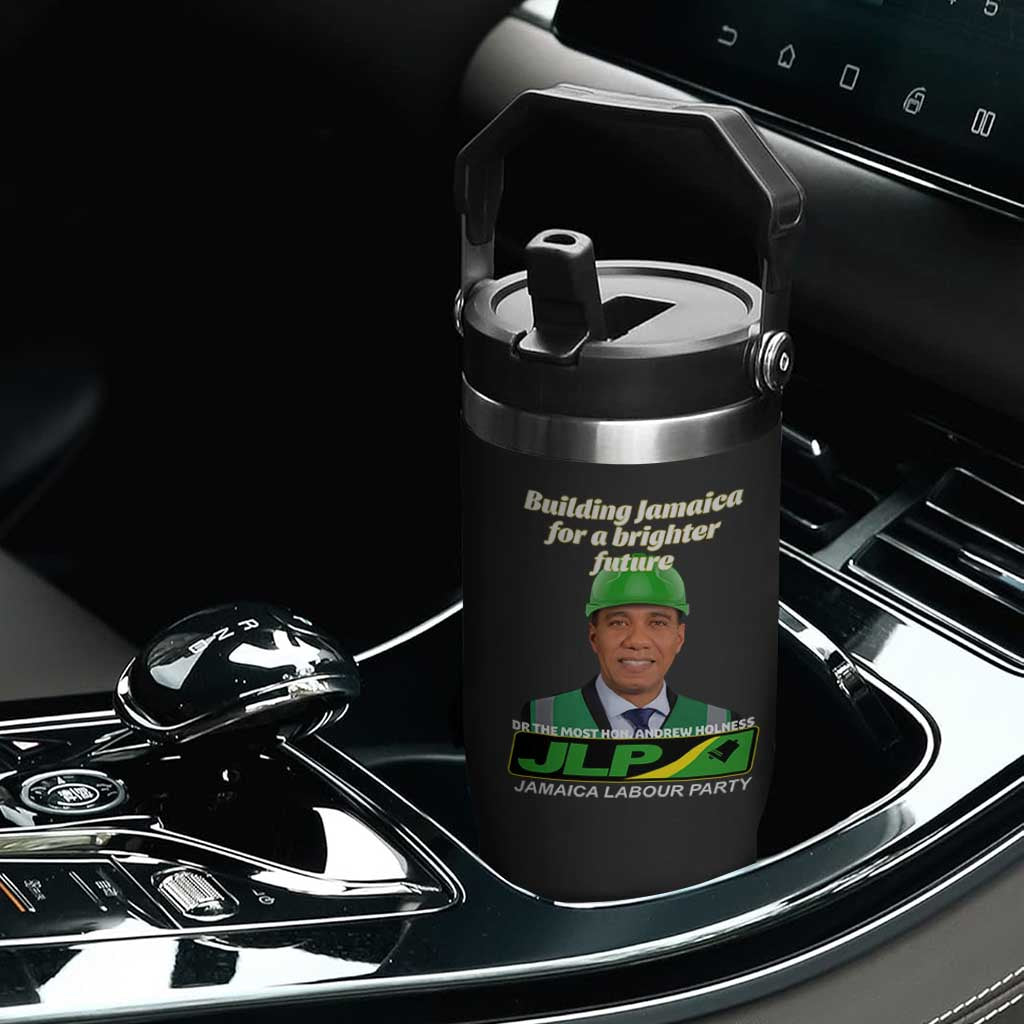Dr Most Hon Andrew Holness JLP Supporter Flip Straw Tumbler Building Jamaica for a Brighter Future Jamaica Labor Party Politics TS02 Print Your Wear