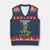 Dr Most Hon Andrew Holness JLP Supporter V-Neck Knit Sweater Vest Building Jamaica for a Brighter Future Jamaica Labor Party Politics TS02 Navy Red Print Your Wear