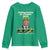 Dr Most Hon Andrew Holness JLP Supporter Youth Sweatshirt Building Jamaica for a Brighter Future Jamaica Labor Party Politics TS02 Irish Green Print Your Wear