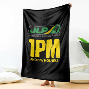 1PM Andrew Holness Throw Blanket Support JLP Jamaica Labour Party TS02 Print Your Wear