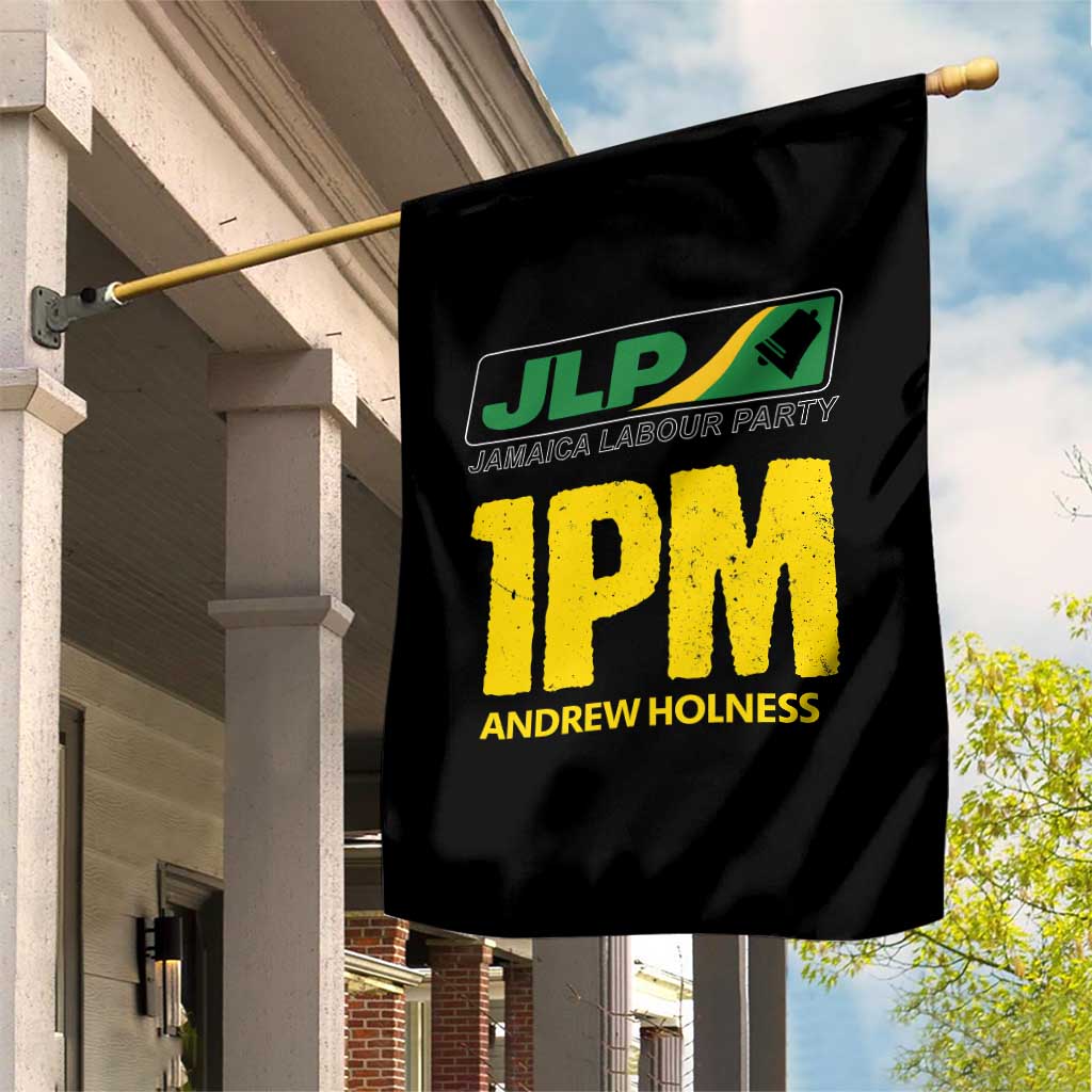 1PM Andrew Holness Garden Flag Support JLP Jamaica Labour Party TS02 Print Your Wear