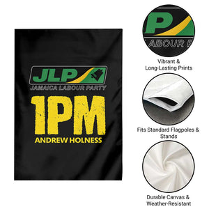 1PM Andrew Holness Garden Flag Support JLP Jamaica Labour Party TS02 Print Your Wear