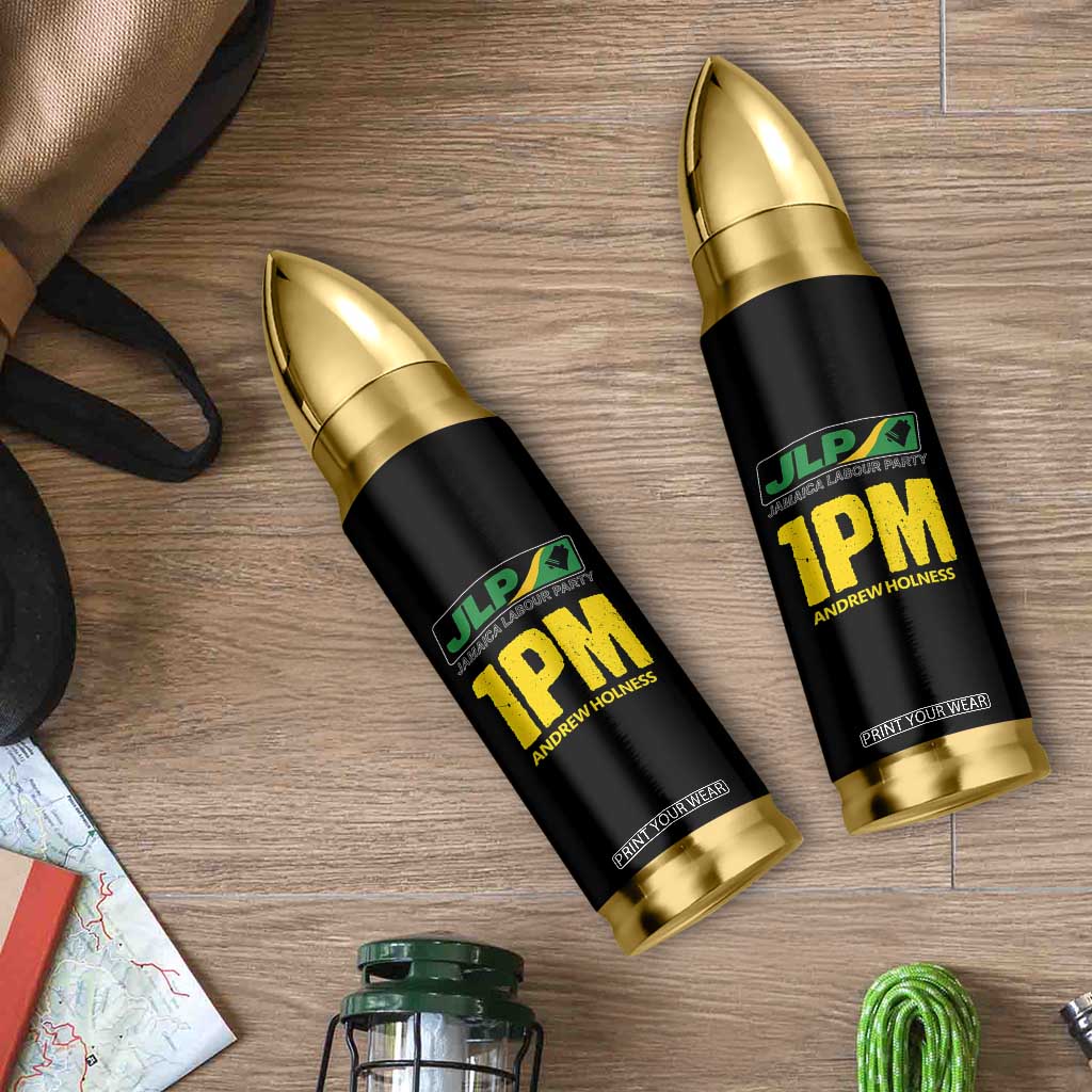 1PM Andrew Holness Bullet Tumbler Support JLP Jamaica Labour Party TS02 Print Your Wear