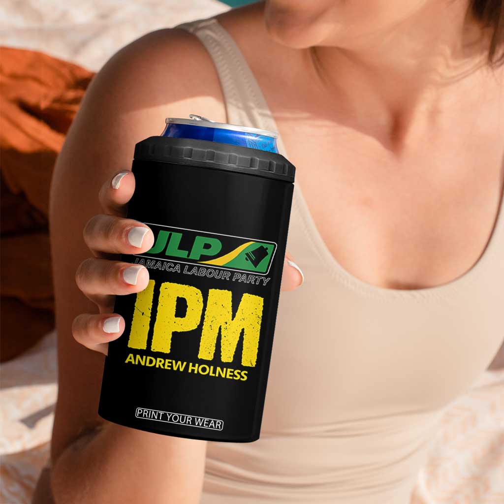 1PM Andrew Holness 4 in 1 Can Cooler Tumbler Support JLP Jamaica Labour Party TS02 Print Your Wear