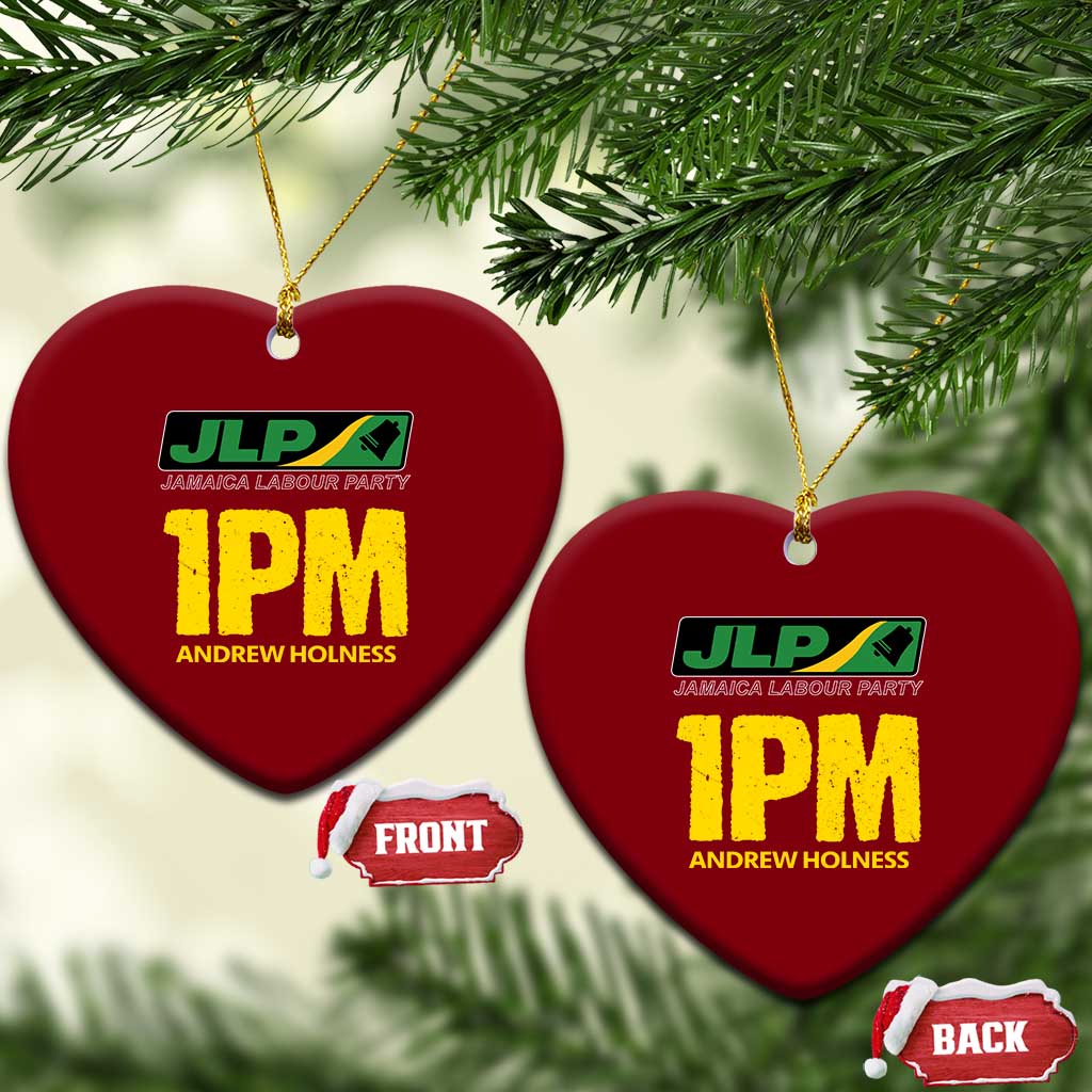 1PM Andrew Holness Ceramic Ornament Support JLP Jamaica Labour Party TS02 Print Your Wear