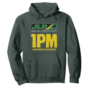 1PM Andrew Holness Hoodie Support JLP Jamaica Labour Party TS02 Dark Forest Green Print Your Wear