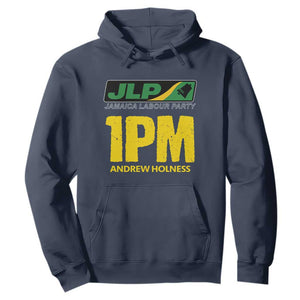1PM Andrew Holness Hoodie Support JLP Jamaica Labour Party TS02 Navy Print Your Wear