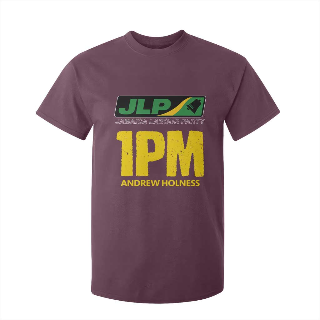 1PM Andrew Holness T Shirt For Kid Support JLP Jamaica Labour Party TS02 Maroon Print Your Wear
