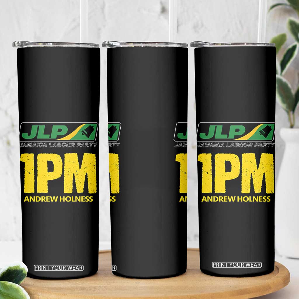 1PM Andrew Holness Skinny Tumbler Support JLP Jamaica Labour Party TS02 Print Your Wear