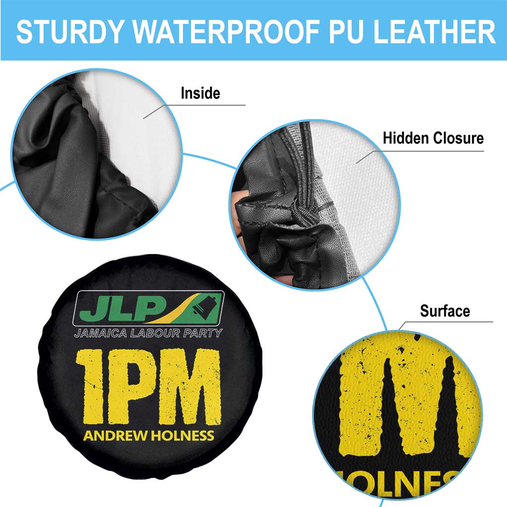 1PM Andrew Holness Spare Tire Cover Support JLP Jamaica Labour Party TS02 Print Your Wear