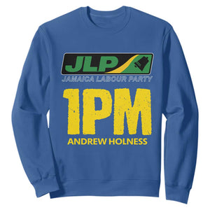 1PM Andrew Holness Sweatshirt Support JLP Jamaica Labour Party TS02 Royal Blue Print Your Wear