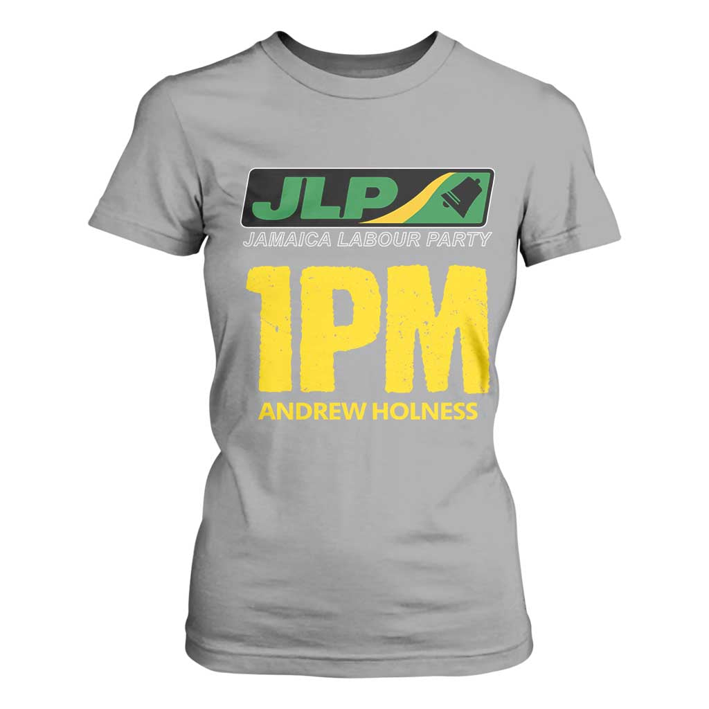 1PM Andrew Holness T Shirt For Women Support JLP Jamaica Labour Party TS02 Sport Gray Print Your Wear