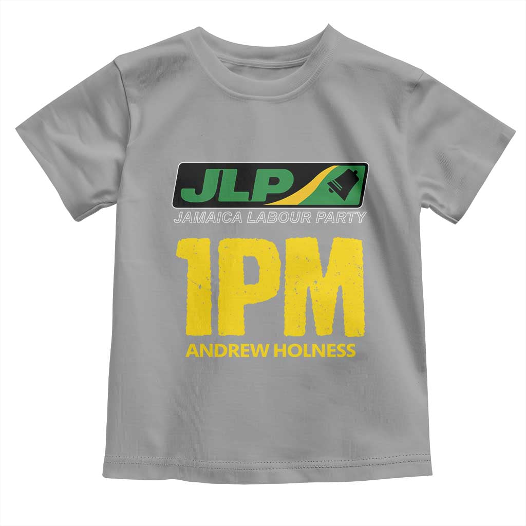 1PM Andrew Holness Toddler T Shirt Support JLP Jamaica Labour Party TS02 Sport Gray Print Your Wear