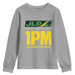 1PM Andrew Holness Youth Sweatshirt Support JLP Jamaica Labour Party TS02 Sport Gray Print Your Wear