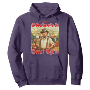 Make Oktoberfest Great Again Hoodie Funny Trump Patriotic Beer Festival Parody TS02 Purple Print Your Wear