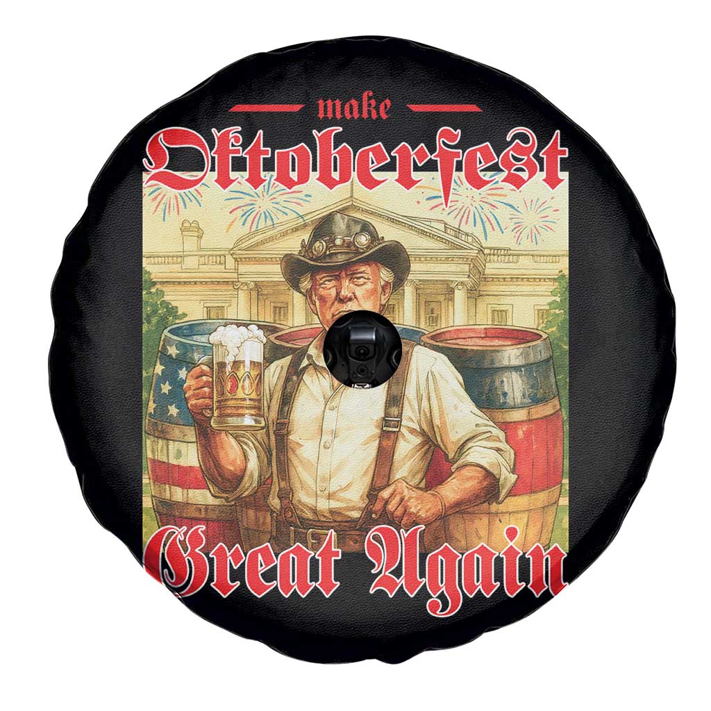 Make Oktoberfest Great Again Spare Tire Cover Funny Trump Patriotic Beer Festival Parody TS02 Print Your Wear