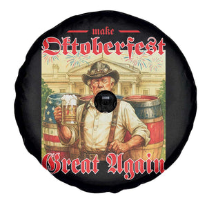 Make Oktoberfest Great Again Spare Tire Cover Funny Trump Patriotic Beer Festival Parody TS02 Print Your Wear