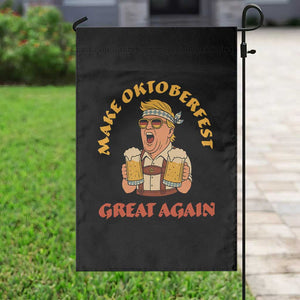 Make Oktoberfest Great Again Garden Flag Funny Trump Bavarian Costume Party Beer Festival TS02 Print Your Wear