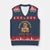 Make Oktoberfest Great Again V-Neck Knit Sweater Vest Funny Trump Bavarian Costume Party Beer Festival TS02 Navy Red Print Your Wear