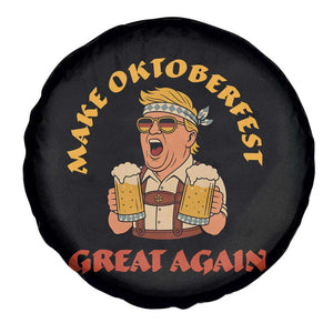 Make Oktoberfest Great Again Spare Tire Cover Funny Trump Bavarian Costume Party Beer Festival TS02 Print Your Wear