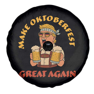 Make Oktoberfest Great Again Spare Tire Cover Funny Trump Bavarian Costume Party Beer Festival TS02 Print Your Wear