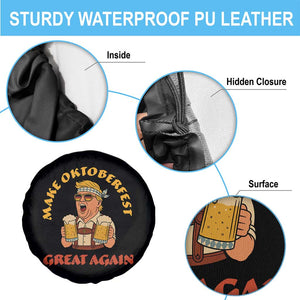 Make Oktoberfest Great Again Spare Tire Cover Funny Trump Bavarian Costume Party Beer Festival TS02 Print Your Wear