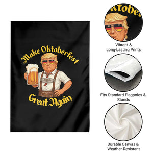 Make Oktoberfest Great Again Garden Flag Funny Trump Bavarian Beer Festival Drinking Party TS02 Print Your Wear