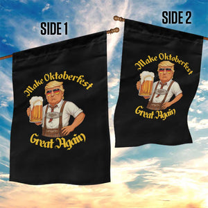 Make Oktoberfest Great Again Garden Flag Funny Trump Bavarian Beer Festival Drinking Party TS02 Print Your Wear