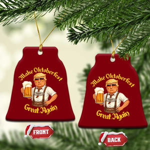 Make Oktoberfest Great Again Ceramic Ornament Funny Trump Bavarian Beer Festival Drinking Party TS02 Print Your Wear
