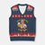 Make Oktoberfest Great Again V-Neck Knit Sweater Vest Funny Trump Bavarian Beer Festival Drinking Party TS02 Navy Red Print Your Wear