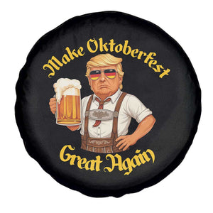 Make Oktoberfest Great Again Spare Tire Cover Funny Trump Bavarian Beer Festival Drinking Party TS02 Print Your Wear