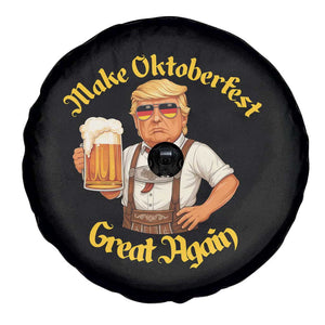 Make Oktoberfest Great Again Spare Tire Cover Funny Trump Bavarian Beer Festival Drinking Party TS02 Print Your Wear