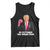Support Breast Cancer Trump Tank Top In October We Wear Pink Boxing Glove Warrior Fight TS02 Black Print Your Wear