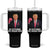 Support Breast Cancer Trump Tumbler With Handle In October We Wear Pink Boxing Glove Warrior Fight TS02 One Size: 40 oz Black Print Your Wear