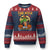 Funny Sarcastic Trump Witch Ugly Christmas Sweater This Witch Runs On Ice and Tariffs Political Satire TS02 Navy Red Print Your Wear