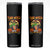 Funny Sarcastic Trump Witch Skinny Tumbler This Witch Runs On Ice and Tariffs Political Satire TS02 Black Print Your Wear