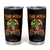 Funny Sarcastic Trump Witch Tumbler Cup This Witch Runs On Ice and Tariffs Political Satire TS02 Black Print Your Wear