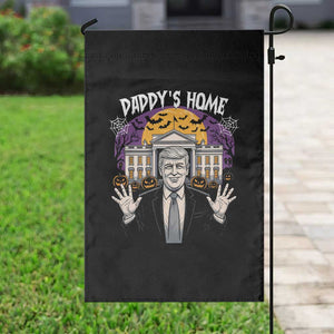 Funny Trump Halloween Garden Flag Daddy Home White House Spooky Season TS02 Print Your Wear