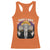 Funny Trump Halloween Racerback Tank Top Daddy Home White House Spooky Season TS02 Orange Print Your Wear