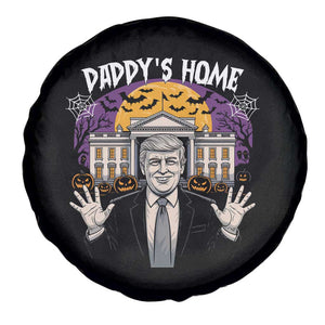 Funny Trump Halloween Spare Tire Cover Daddy Home White House Spooky Season TS02 Print Your Wear