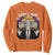 Funny Trump Halloween Sweatshirt Daddy Home White House Spooky Season TS02 Orange Print Your Wear