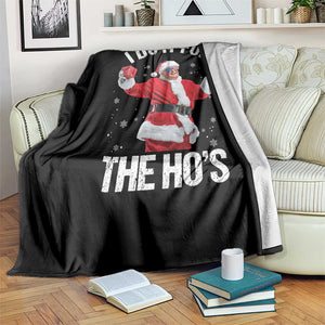 Funny Trump Santa Christmas Throw Blanket I Do It For The Hos Holiday Gift TS02 Print Your Wear