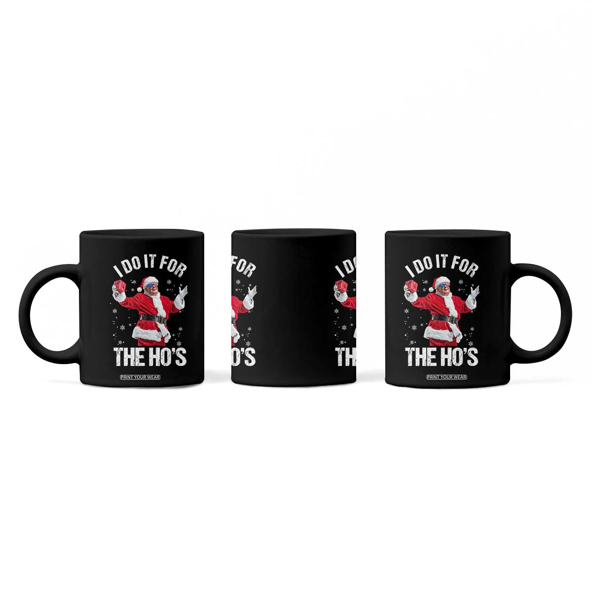 Funny Trump Santa Christmas Coffee Mug I Do It For The Hos Holiday Gift TS02 Print Your Wear